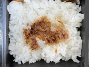 かつお梅　お弁当　ごはん