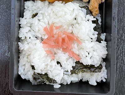 紅ショウガ　お弁当　ごはん　