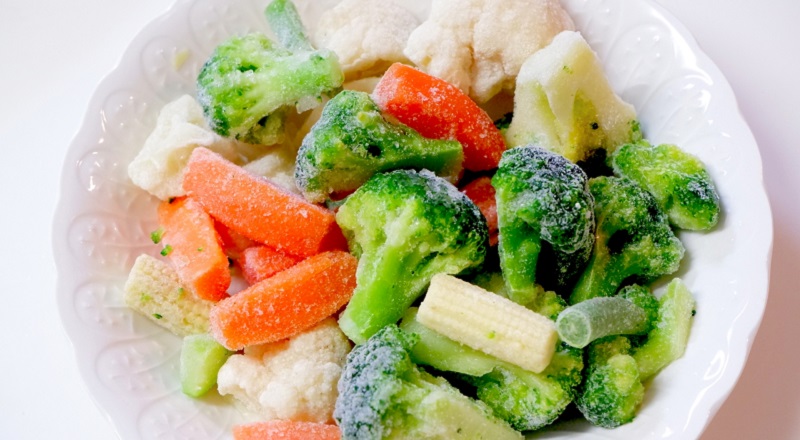 市販の冷凍野菜　緑のおかず　あと1品　お弁当